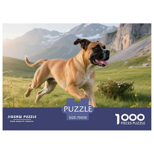 Boxer 1000 Teile Puzzle Haustier Hund Geschenke Für Frauen/Männer Entspannend Detailreich Spielzeug Pädagogisches Spiel 70x50cm/1000pcs Boxer 1000 Teile Puzzle Haustier Hund Geschenke Für Frauen/Männer Entspannend Detailreich Spielzeug Pädagogisches Spiel 70x50cm/1000pcs von OJASDBDJE