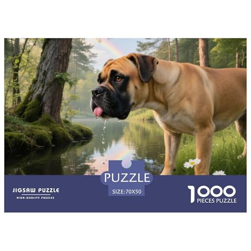 Boxer 1000 Teile Puzzle Haustier Hund Geschenke Für Frauen/Männer Herausforderung Premium-Qualität Spielzeug Pädagogisches Spiel 70x50cm/1000pcs Boxer 1000 Teile Puzzle Haustier Hund Geschenke Für Frauen/Männer Herausforderung Premium-Qualität Spielzeug Pädagogisches Spiel 70x50cm/1000pcs von OJASDBDJE