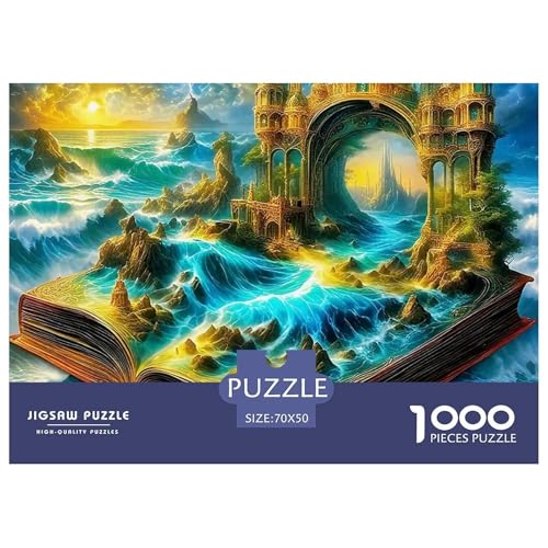 Buchwelt 1000 Teile Puzzle Fantasie Für Kinder Ab 12 Jahren Entspannend Premium-Qualität Spaß Lernspiel 70x50cm/1000pcs Buchwelt 1000 Teile Puzzle Fantasie Für Kinder Ab 12 Jahren Entspannend Premium-Qualität Spaß Lernspiel 70x50cm/1000pcs von OJASDBDJE