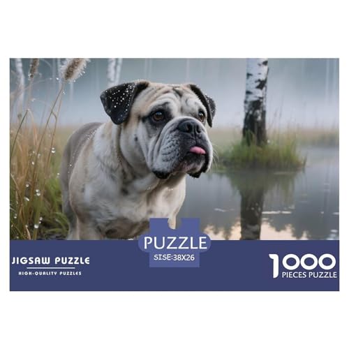 Bulldogss 1000 Teile Puzzles Haustier Hund Für Kinder Ab 12 Jahren Entspannend Detailreich Spaß Lernspiel 38x26cm/1000pcs Bulldogss 1000 Teile Puzzles Haustier Hund Für Kinder Ab 12 Jahren Entspannend Detailreich Spaß Lernspiel 38x26cm/1000pcs von OJASDBDJE