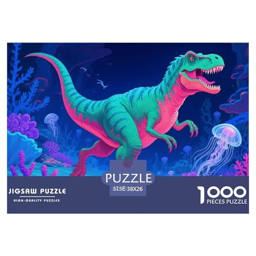 Bunte Dinosaurier 1000 Teile Puzzle Tier Für Kinder Ab 12 Jahren Herausforderung Detailreich Spaß Lernspiel 38x26cm/1000pcs Bunte Dinosaurier 1000 Teile Puzzle Tier Für Kinder Ab 12 Jahren Herausforderung Detailreich Spaß Lernspiel 38x26cm/1000pcs von OJASDBDJE
