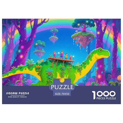 Bunte Dinosaurier 1000 Teile Puzzle Tier Für Kinder Ab 12 Jahren Herausforderung Detailreich Spielzeug Lernspiel 70x50cm/1000pcs Bunte Dinosaurier 1000 Teile Puzzle Tier Für Kinder Ab 12 Jahren Herausforderung Detailreich Spielzeug Lernspiel 70x50cm/1000pcs von OJASDBDJE
