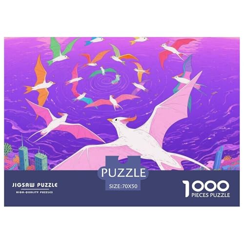 Bunte Dinosaurier 1000 Teile Puzzle Tier Für Kinder Ab 12 Jahren Herausforderung Detailreich Spielzeug Lernspiel 70x50cm/1000pcs Bunte Dinosaurier 1000 Teile Puzzle Tier Für Kinder Ab 12 Jahren Herausforderung Detailreich Spielzeug Lernspiel 70x50cm/1000pcs von OJASDBDJE