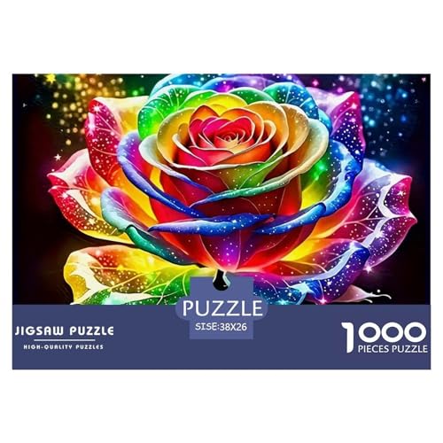 Bunte Rose 1000 Teile Puzzle Blumen Für Die Ganze Familie Herausforderung Detailreich Spielzeug Lernspiel 38x26cm/1000pcs Bunte Rose 1000 Teile Puzzle Blumen Für Die Ganze Familie Herausforderung Detailreich Spielzeug Lernspiel 38x26cm/1000pcs von OJASDBDJE
