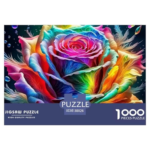 Bunte Rose 1000 Teile Puzzle Blumen Für Kinder Ab 12 Jahren Herausforderung Detailreich Spaß Lernspiel 38x26cm/1000pcs Bunte Rose 1000 Teile Puzzle Blumen Für Kinder Ab 12 Jahren Herausforderung Detailreich Spaß Lernspiel 38x26cm/1000pcs von OJASDBDJE