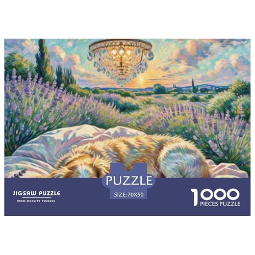Cavalier 1000 Teile Puzzle Haustier Hund Für Kinder Ab 12 Jahren Herausforderung Detailreich Spaß Lernspiel 70x50cm/1000pcs von OJASDBDJE