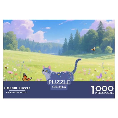 Chartreux 1000 Teile Puzzle Pet Katze Geschenke Für Frauen/Männer Entspannend Detailreich Spielzeug Lernspiel 38x26cm/1000pcs Chartreux 1000 Teile Puzzle Pet Katze Geschenke Für Frauen/Männer Entspannend Detailreich Spielzeug Lernspiel 38x26cm/1000pcs von OJASDBDJE