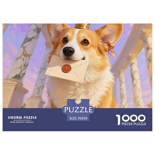 Corgi 1000 Teile Puzzle Haustier Hund Für Die Ganze Familie Herausforderung Detailreich Spielzeug Pädagogisches Spiel 70x50cm/1000pcs Corgi 1000 Teile Puzzle Haustier Hund Für Die Ganze Familie Herausforderung Detailreich Spielzeug Pädagogisches Spiel 70x50cm/1000pcs von OJASDBDJE