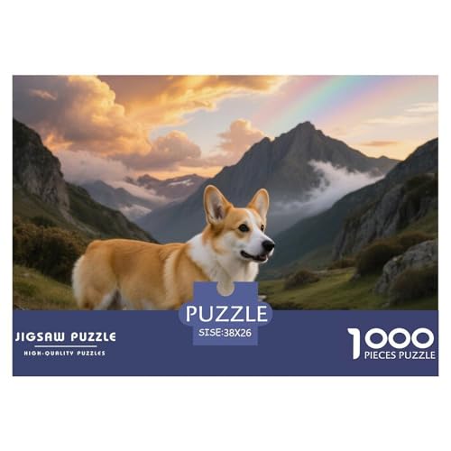 Corgi 1000 Teile Puzzle Haustier Hund Für Kinder Ab 12 Jahren Herausforderung Detailreich Spaß Lernspiel 38x26cm/1000pcs Corgi 1000 Teile Puzzle Haustier Hund Für Kinder Ab 12 Jahren Herausforderung Detailreich Spaß Lernspiel 38x26cm/1000pcs von OJASDBDJE