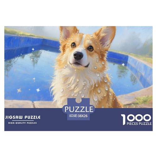 Corgi 1000 Teile Puzzle Haustier Hund Geschenke Für Frauen/Männer Entspannend Detailreich Spielzeug Lernspiel 38x26cm/1000pcs Corgi 1000 Teile Puzzle Haustier Hund Geschenke Für Frauen/Männer Entspannend Detailreich Spielzeug Lernspiel 38x26cm/1000pcs von OJASDBDJE