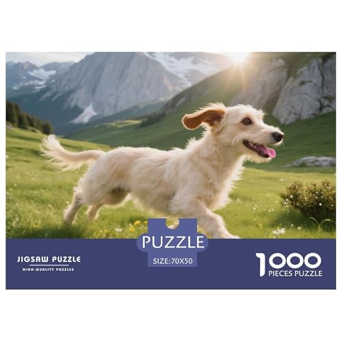 Dachshund 1000 Teile Puzzle Haustier Hund Für Die Ganze Familie Entspannend Detailreich Spaß Pädagogisches Spiel 70x50cm/1000pcs von OJASDBDJE