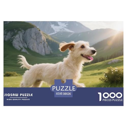 Dachshund 1000 Teile Puzzle Haustier Hund Für Die Ganze Familie Herausforderung Premium-Qualität Spielzeug Lernspiel 38x26cm/1000pcs von OJASDBDJE