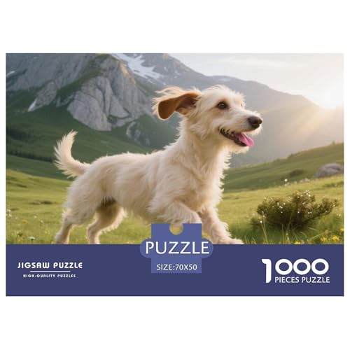 Dachshund 1000 Teile Puzzles Haustier Hund Für Kinder Ab 12 Jahren Entspannend Detailreich Spaß Lernspiel 70x50cm/1000pcs von OJASDBDJE