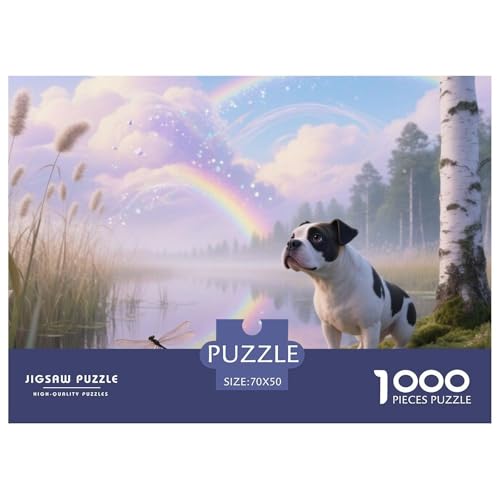 Der Der Bull Terrier 1000 Teile Puzzle Haustier Hund Geschenke Für Frauen/Männer Herausforderung Premium-Qualität Spaß Pädagogisches Spiel 70x50cm/1000pcs Der Der Bull Terrier 1000 Teile Puzzle Haustier Hund Geschenke Für Frauen/Männer Herausforderung Premium-Qualität Spaß Pädagogisches Spiel 70x50cm/1000pcs von OJASDBDJE