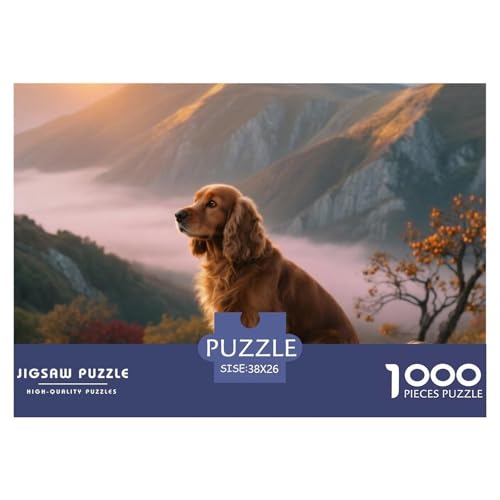 Der Der Cocker Spaniel 1000 Teile Puzzle Haustier Hund Für Die Ganze Familie Entspannend Detailreich Spielzeug Lernspiel 38x26cm/1000pcs Der Der Cocker Spaniel 1000 Teile Puzzle Haustier Hund Für Die Ganze Familie Entspannend Detailreich Spielzeug Lernspiel 38x26cm/1000pcs von OJASDBDJE