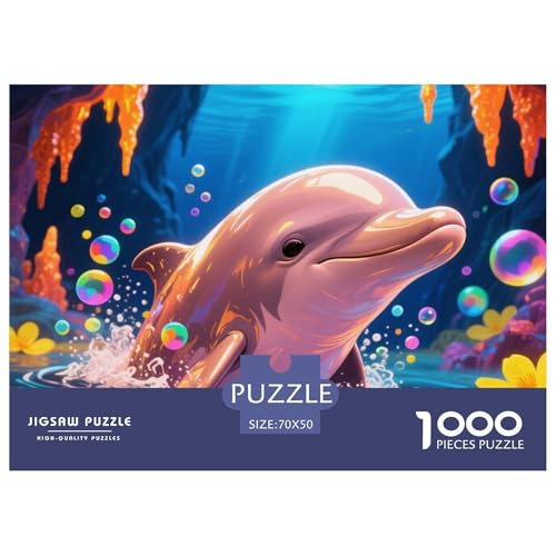 Dolphin Tauchen 1000 Teile Puzzle Tier Für Die Ganze Familie Herausforderung Detailreich Spaß Lernspiel 70x50cm/1000pcs Dolphin Tauchen 1000 Teile Puzzle Tier Für Die Ganze Familie Herausforderung Detailreich Spaß Lernspiel 70x50cm/1000pcs von OJASDBDJE