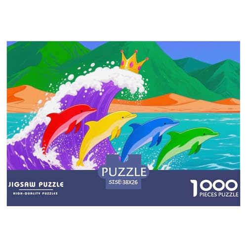 Dolphin Tauchen 1000 Teile Puzzle Tier Für Kinder Ab 12 Jahren Entspannend Detailreich Spielzeug Lernspiel 38x26cm/1000pcs Dolphin Tauchen 1000 Teile Puzzle Tier Für Kinder Ab 12 Jahren Entspannend Detailreich Spielzeug Lernspiel 38x26cm/1000pcs von OJASDBDJE