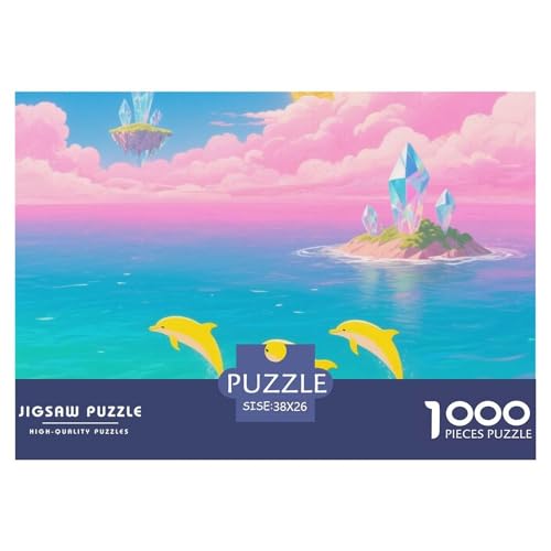 Dolphin Tauchen 1000 Teile Puzzles Tier Für Kinder Ab 12 Jahren Entspannend Detailreich Spielzeug Lernspiel 38x26cm/1000pcs Dolphin Tauchen 1000 Teile Puzzles Tier Für Kinder Ab 12 Jahren Entspannend Detailreich Spielzeug Lernspiel 38x26cm/1000pcs von OJASDBDJE