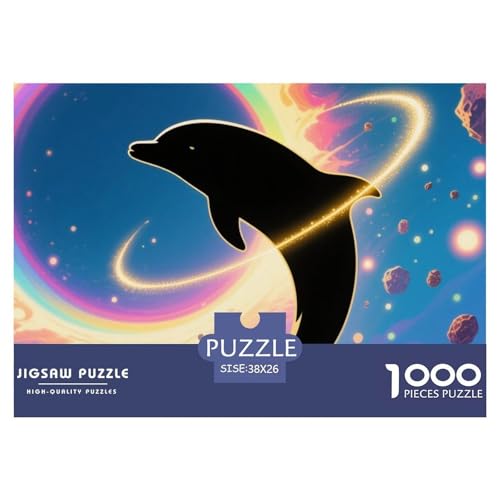 Dolphin Tauchen 1000 Teile Puzzles Tier Für Kinder Ab 12 Jahren Entspannend Detailreich Spielzeug Lernspiel 38x26cm/1000pcs Dolphin Tauchen 1000 Teile Puzzles Tier Für Kinder Ab 12 Jahren Entspannend Detailreich Spielzeug Lernspiel 38x26cm/1000pcs von OJASDBDJE