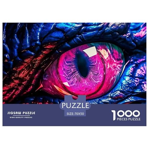 Drachenaugen 1000 Teile Puzzle Mythology Für Die Ganze Familie Herausforderung Premium-Qualität Spielzeug Lernspiel 70x50cm/1000pcs Drachenaugen 1000 Teile Puzzle Mythology Für Die Ganze Familie Herausforderung Premium-Qualität Spielzeug Lernspiel 70x50cm/1000pcs von OJASDBDJE