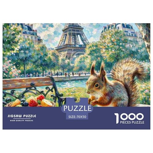 Eichhörnchen 1000 Teile Puzzle Tiere Geschenke Für Frauen/Männer Entspannend Detailreich Spielzeug Lernspiel 70x50cm/1000pcs Eichhörnchen 1000 Teile Puzzle Tiere Geschenke Für Frauen/Männer Entspannend Detailreich Spielzeug Lernspiel 70x50cm/1000pcs von OJASDBDJE