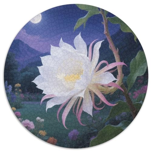 Epiphyllum 1000 Teile Puzzle Rundes Puzzle Geeignet Ab 12 Jahren Pädagogisches Für Erwachsene Kinder Buntes Tier Geschenke 1000pcs (67.5x67.5cm) von OJASDBDJE