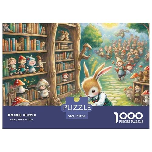 Fabel Archivist 1000 Teile Puzzle Magische Fantasie Für Die Ganze Familie Herausforderung Premium-Qualität Spielzeug Pädagogisches Spiel 70x50cm/1000pcs von OJASDBDJE