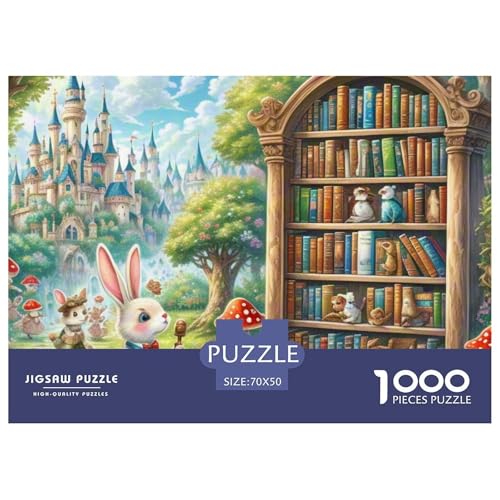 Fabel Archivist 1000 Teile Puzzles Magische Fantasie Für Kinder Ab 12 Jahren Entspannend Detailreich Spaß Pädagogisches Spiel 70x50cm/1000pcs von OJASDBDJE