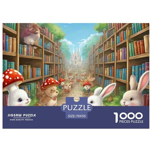 Fabel Archivist 1000 Teile Puzzles Magische Fantasie Für Kinder Ab 12 Jahren Entspannend Detailreich Spielzeug Pädagogisches Spiel 70x50cm/1000pcs von OJASDBDJE