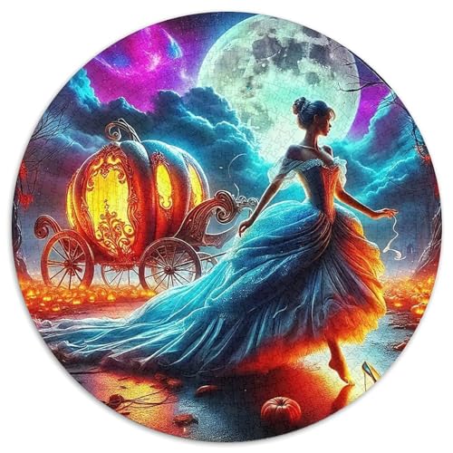 Fantasy Nachtlandschaft 1000 Teile Puzzles Circular Puzzles Geeignet Ab 12 Jahren Pädagogisches Für Erwachsene Kinder Buntes Tier Stressabbau-Spielzeug 1000pcs (67.5x67.5cm) von OJASDBDJE