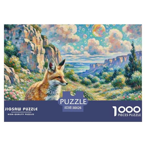 Fennec Fuchs 1000 Teile Puzzle Tiere Für Die Ganze Familie Entspannend Premium-Qualität Spielzeug Lernspiel 38x26cm/1000pcs Fennec Fuchs 1000 Teile Puzzle Tiere Für Die Ganze Familie Entspannend Premium-Qualität Spielzeug Lernspiel 38x26cm/1000pcs von OJASDBDJE
