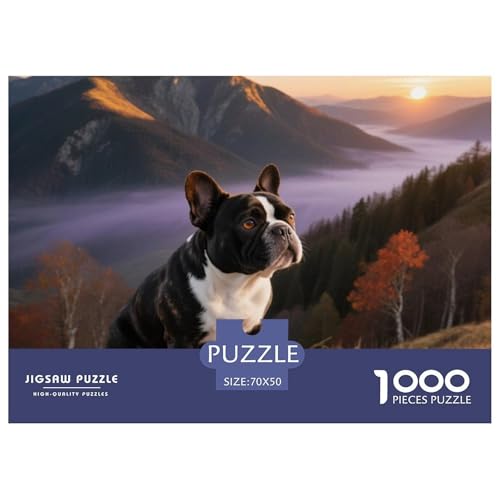 Französische Bulldogssge 1000 Teile Puzzle Haustier Hund Für Kinder Ab 12 Jahren Entspannend Premium-Qualität Spielzeug Pädagogisches Spiel 70x50cm/1000pcs Französische Bulldogssge 1000 Teile Puzzle Haustier Hund Für Kinder Ab 12 Jahren Entspannend Premium-Qualität Spielzeug Pädagogisches Spiel 70x50cm/1000pcs von OJASDBDJE