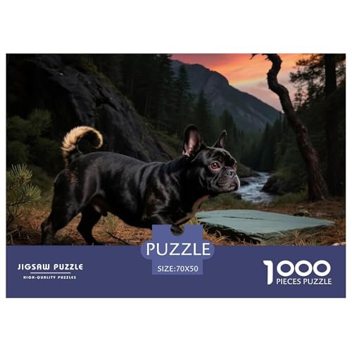 Französische Bulldogssge 1000 Teile Puzzle Haustier Hund Für Kinder Ab 12 Jahren Herausforderung Detailreich Spaß Lernspiel 70x50cm/1000pcs Französische Bulldogssge 1000 Teile Puzzle Haustier Hund Für Kinder Ab 12 Jahren Herausforderung Detailreich Spaß Lernspiel 70x50cm/1000pcs von OJASDBDJE