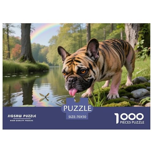 Französische Bulldogssge 1000 Teile Puzzle Haustier Hund Geschenke Für Frauen/Männer Entspannend Detailreich Spielzeug Pädagogisches Spiel 70x50cm/1000pcs Französische Bulldogssge 1000 Teile Puzzle Haustier Hund Geschenke Für Frauen/Männer Entspannend Detailreich Spielzeug Pädagogisches Spiel 70x50cm/1000pcs von OJASDBDJE
