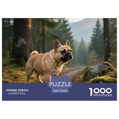 Französische Bulldogssge 1000 Teile Puzzle Haustier Hund Geschenke Für Frauen/Männer Herausforderung Detailreich Spaß Lernspiel 70x50cm/1000pcs Französische Bulldogssge 1000 Teile Puzzle Haustier Hund Geschenke Für Frauen/Männer Herausforderung Detailreich Spaß Lernspiel 70x50cm/1000pcs von OJASDBDJE