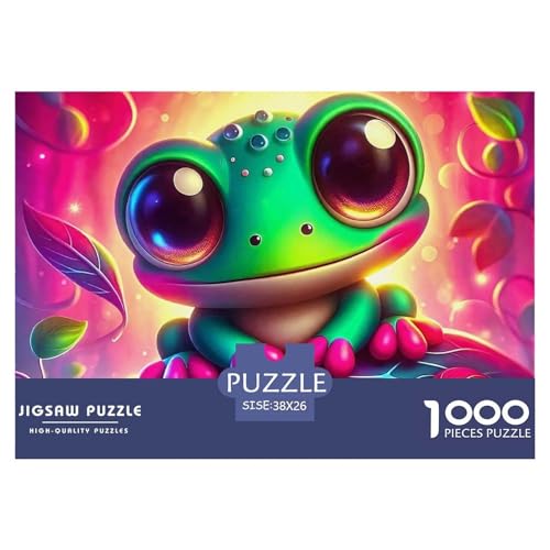 Frosch 1000 Teile Puzzle Tier Für Die Ganze Familie Entspannend Premium-Qualität Spielzeug Lernspiel 38x26cm/1000pcs Frosch 1000 Teile Puzzle Tier Für Die Ganze Familie Entspannend Premium-Qualität Spielzeug Lernspiel 38x26cm/1000pcs von OJASDBDJE