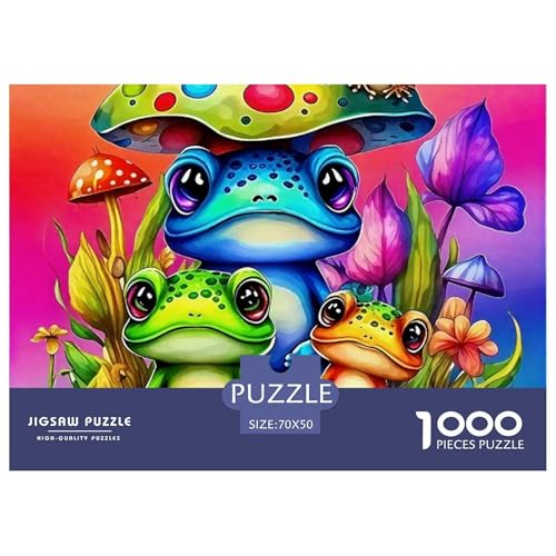 Frosch 1000 Teile Puzzle Tier Für Die Ganze Familie Entspannend Premium-Qualität Spielzeug Pädagogisches Spiel 70x50cm/1000pcs Frosch 1000 Teile Puzzle Tier Für Die Ganze Familie Entspannend Premium-Qualität Spielzeug Pädagogisches Spiel 70x50cm/1000pcs von OJASDBDJE