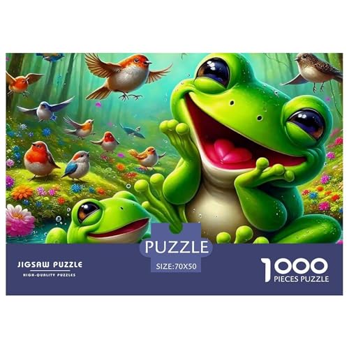 Frosch 1000 Teile Puzzle Tier Für Kinder Ab 12 Jahren Entspannend Detailreich Spielzeug Lernspiel 70x50cm/1000pcs Frosch 1000 Teile Puzzle Tier Für Kinder Ab 12 Jahren Entspannend Detailreich Spielzeug Lernspiel 70x50cm/1000pcs von OJASDBDJE