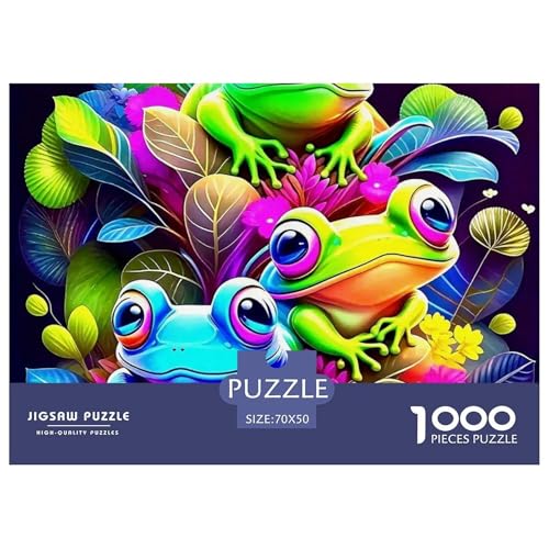 Frosch 1000 Teile Puzzle Tier Für Kinder Ab 12 Jahren Entspannend Detailreich Spielzeug Lernspiel 70x50cm/1000pcs Frosch 1000 Teile Puzzle Tier Für Kinder Ab 12 Jahren Entspannend Detailreich Spielzeug Lernspiel 70x50cm/1000pcs von OJASDBDJE