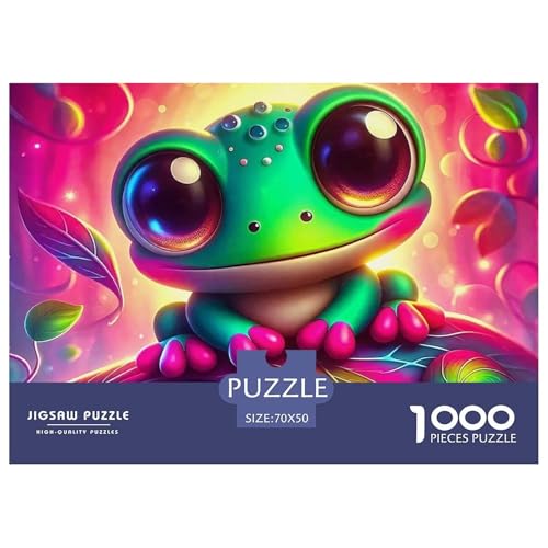 Frosch 1000 Teile Puzzle Tier Für Kinder Ab 12 Jahren Entspannend Premium-Qualität Spaß Lernspiel 70x50cm/1000pcs Frosch 1000 Teile Puzzle Tier Für Kinder Ab 12 Jahren Entspannend Premium-Qualität Spaß Lernspiel 70x50cm/1000pcs von OJASDBDJE