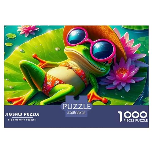 Frosch 1000 Teile Puzzle Tier Für Kinder Ab 12 Jahren Herausforderung Detailreich Spaß Lernspiel 38x26cm/1000pcs Frosch 1000 Teile Puzzle Tier Für Kinder Ab 12 Jahren Herausforderung Detailreich Spaß Lernspiel 38x26cm/1000pcs von OJASDBDJE