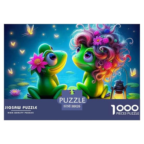 Frosch 1000 Teile Puzzle Tier Für Kinder Ab 12 Jahren Herausforderung Detailreich Spaß Pädagogisches Spiel 38x26cm/1000pcs Frosch 1000 Teile Puzzle Tier Für Kinder Ab 12 Jahren Herausforderung Detailreich Spaß Pädagogisches Spiel 38x26cm/1000pcs von OJASDBDJE