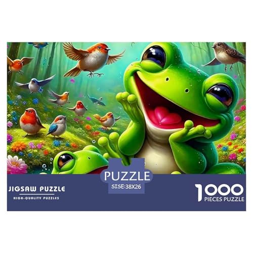 Frosch 1000 Teile Puzzle Tier Geschenke Für Frauen/Männer Herausforderung Detailreich Spaß Pädagogisches Spiel 38x26cm/1000pcs Frosch 1000 Teile Puzzle Tier Geschenke Für Frauen/Männer Herausforderung Detailreich Spaß Pädagogisches Spiel 38x26cm/1000pcs von OJASDBDJE