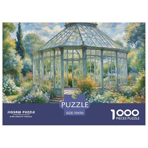 Garten 1000 Teile Puzzle Architektur Geschenke Für Frauen/Männer Entspannend Detailreich Spielzeug Pädagogisches Spiel 70x50cm/1000pcs von OJASDBDJE