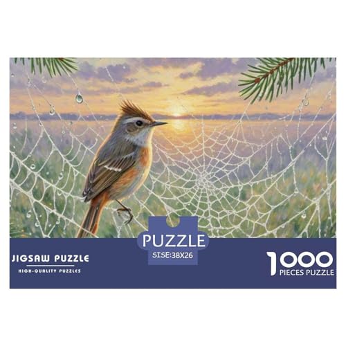 Goldcrest 1000 Teile Puzzle Vogel Für Die Ganze Familie Entspannend Detailreich Spielzeug Lernspiel 38x26cm/1000pcs von OJASDBDJE