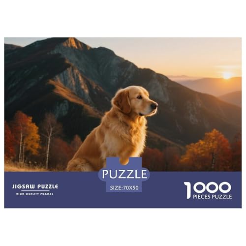 Goldener Retriever 1000 Teile Puzzle Haustier Hund Für Die Ganze Familie Herausforderung Detailreich Spielzeug Lernspiel 70x50cm/1000pcs Goldener Retriever 1000 Teile Puzzle Haustier Hund Für Die Ganze Familie Herausforderung Detailreich Spielzeug Lernspiel 70x50cm/1000pcs von OJASDBDJE