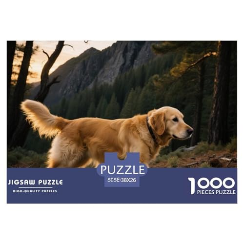 Goldener Retriever 1000 Teile Puzzle Haustier Hund Geschenke Für Frauen/Männer Herausforderung Detailreich Spielzeug Lernspiel 38x26cm/1000pcs Goldener Retriever 1000 Teile Puzzle Haustier Hund Geschenke Für Frauen/Männer Herausforderung Detailreich Spielzeug Lernspiel 38x26cm/1000pcs von OJASDBDJE