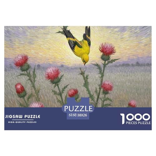 Goldfinch 1000 Teile Puzzle Vogel Für Die Ganze Familie Entspannend Detailreich Spielzeug Pädagogisches Spiel 38x26cm/1000pcs Goldfinch 1000 Teile Puzzle Vogel Für Die Ganze Familie Entspannend Detailreich Spielzeug Pädagogisches Spiel 38x26cm/1000pcs von OJASDBDJE
