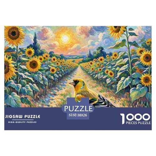 Goldfinch 1000 Teile Puzzle Vogel Für Kinder Ab 12 Jahren Herausforderung Detailreich Spielzeug Lernspiel 38x26cm/1000pcs von OJASDBDJE