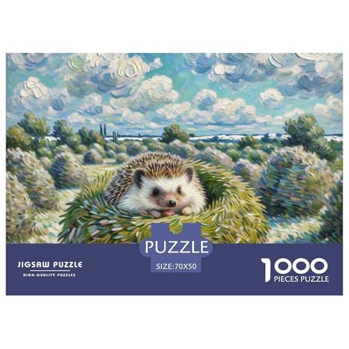 Hedgehog 1000 Teile Puzzles Tiere Für Kinder Ab 12 Jahren Entspannend Detailreich Spaß Pädagogisches Spiel 70x50cm/1000pcs Hedgehog 1000 Teile Puzzles Tiere Für Kinder Ab 12 Jahren Entspannend Detailreich Spaß Pädagogisches Spiel 70x50cm/1000pcs von OJASDBDJE